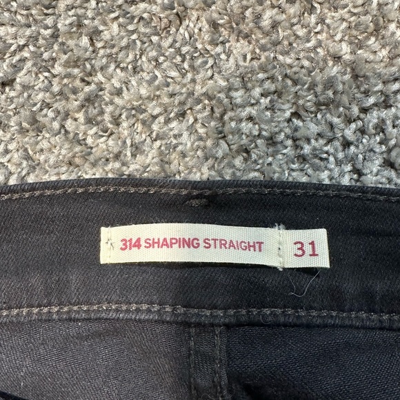 NWT Levi’s 314 Shaping Straight Jeans Size 31 - Picture 5 of 7